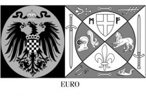 Europe flag text